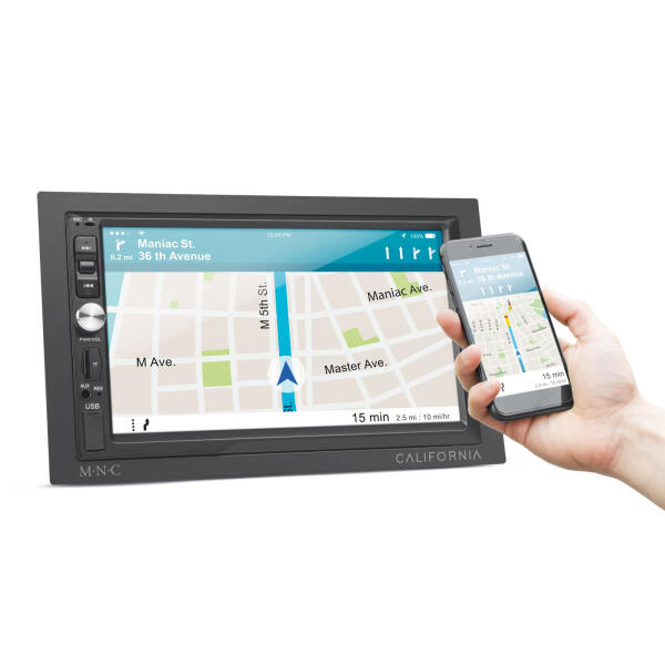 Afbeelding van MNC - Dubbel Din Autoradio 7'' - 4x50W - Android - met Bluetooth - Screen Mirror - Airplay - AUX -