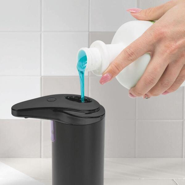 Afbeelding van Vog&Arths - Automatische Zeepdispenser met Sensor - Zeeppompje - Zwart - Automatische Zeep pomp - 220ML -