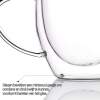 Afbeelding van Vog&Arths - Dubbelwandige Glazen - Theeglazen - 350 ml - 2 stuks - Latte Macchiato / Cappucino Glazen -