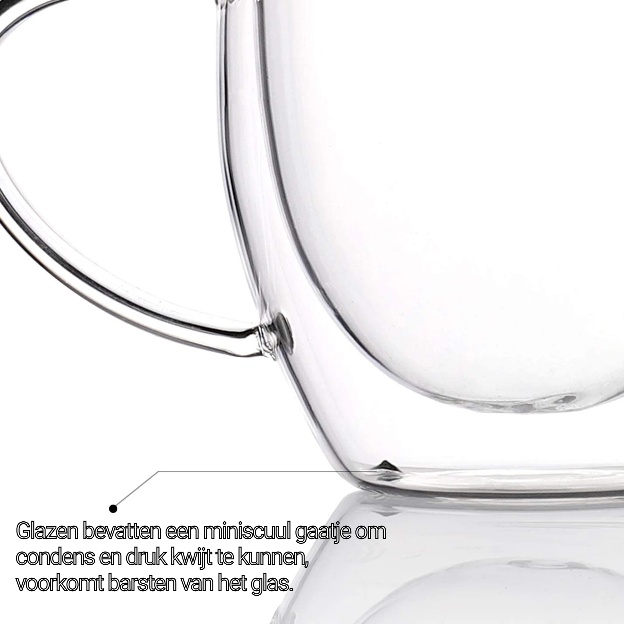 Afbeelding van Vog&Arths - Dubbelwandige Glazen - Theeglazen - 350 ml - 6 stuks - Latte Macchiato / Cappucino Glazen -