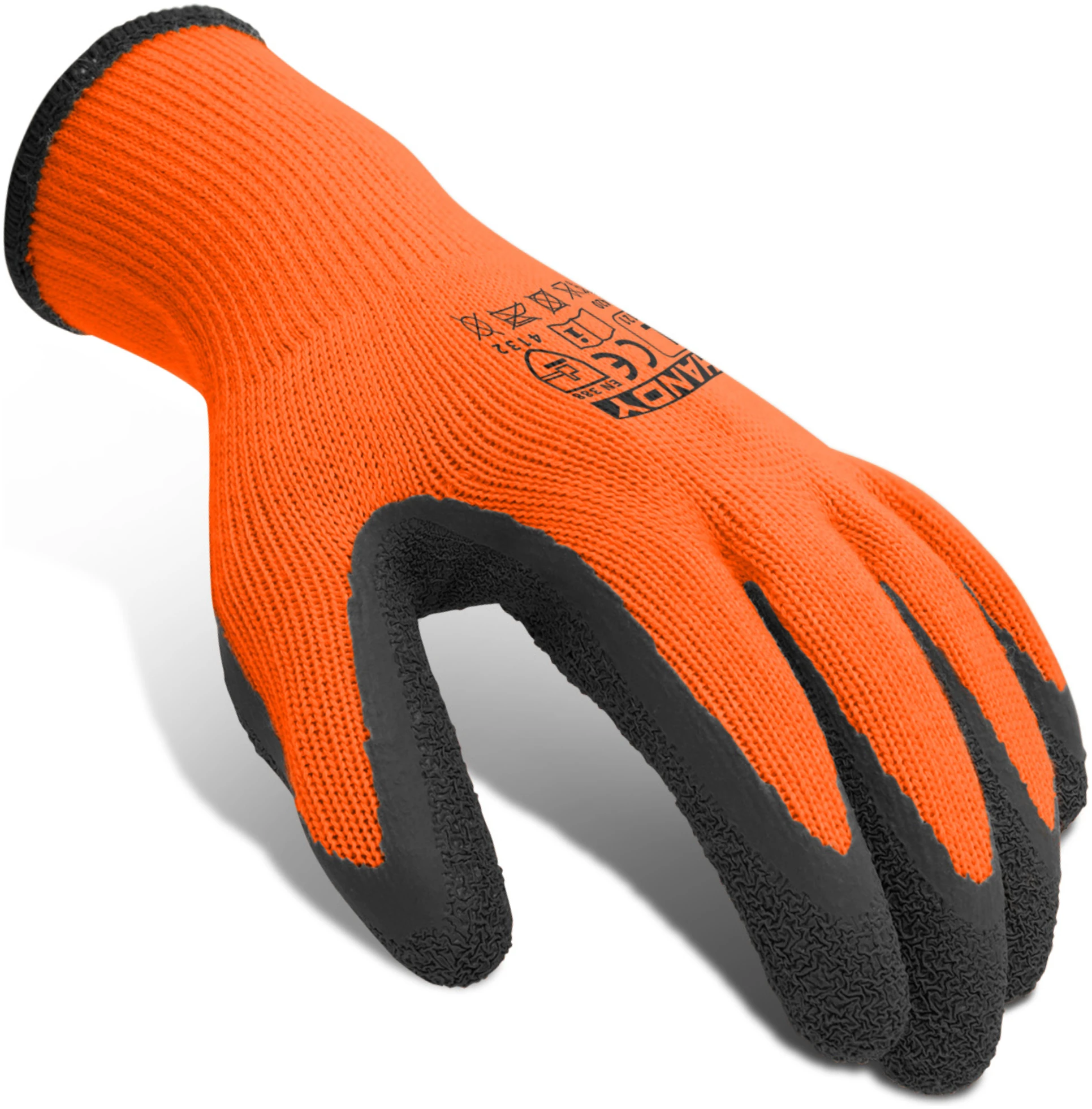 Afbeelding van Handy - Werkhandschoenen Tuin Heren en Dames - Tuinhandschoenen Oranje - L / Maat 9 - Herbuikbaar - BPK -