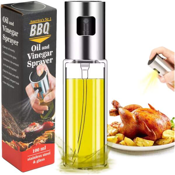 Afbeelding van America's No.1 BBQ Oliesprayer - Olijfolie Sprayer - Gourmet / Gourmetten - Luxe Olie Sprayer -