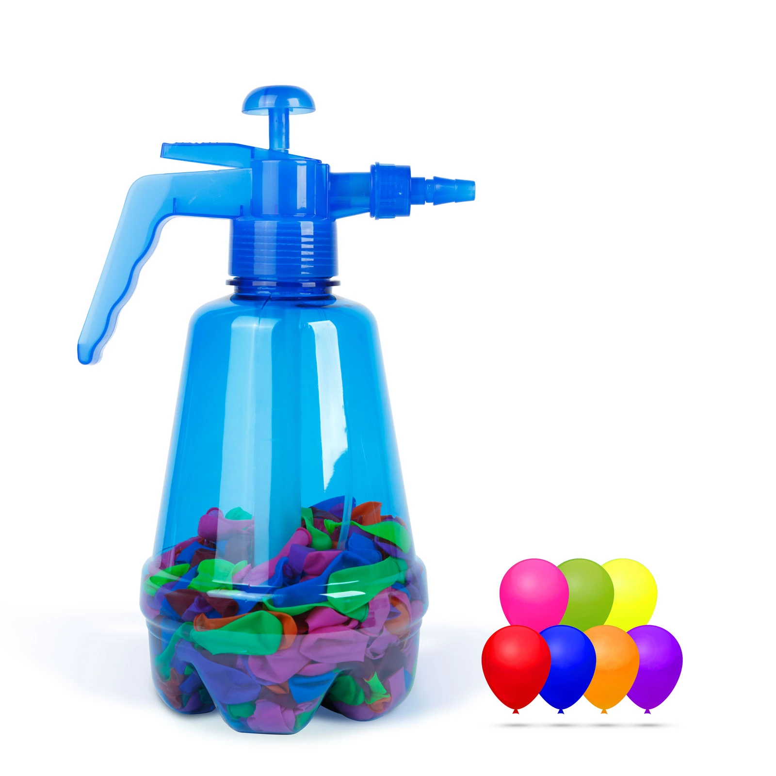 Afbeelding van 500x Waterballonnen - met Herbruikbare 1.7 Liter Waterballonvuller Pomp - Waterballon Set - Zomer - Ballonnen