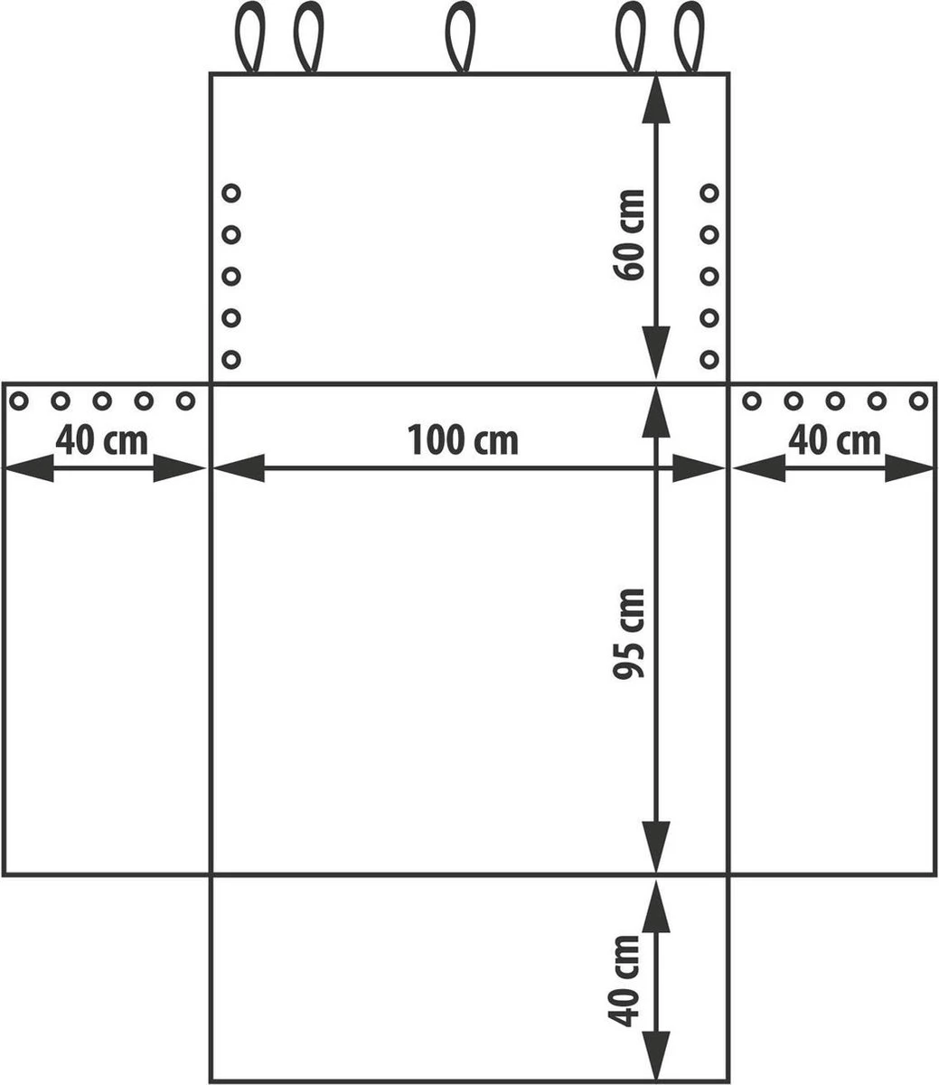 Afbeelding van MNC - Hondendeken Auto Kofferbak Beschermer - Zwart - 100 x 95 x 60 cm - Bescherming Universeel - Kofferbak