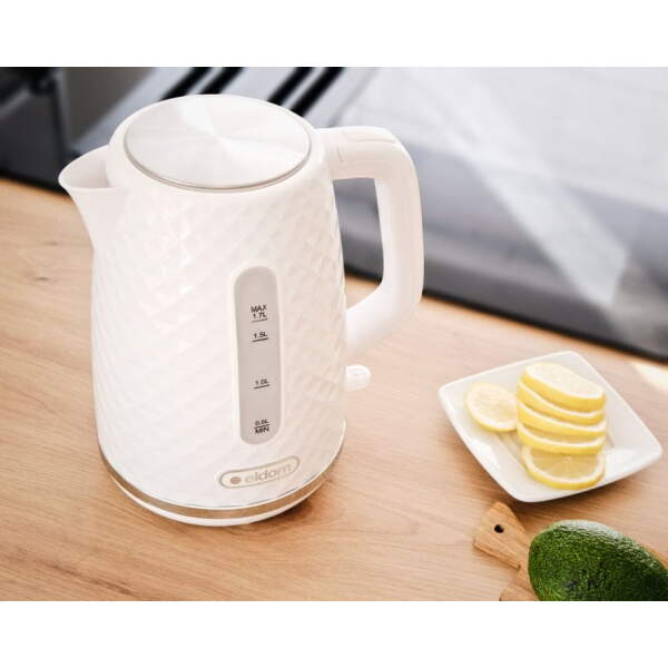 Afbeelding van Waterkoker Retro - ELDOM - Wit Glans - 1.7 Liter - Model 2023 - BPA vrij - d7bf b6e0 43ad 8417 2cdc101b0b17