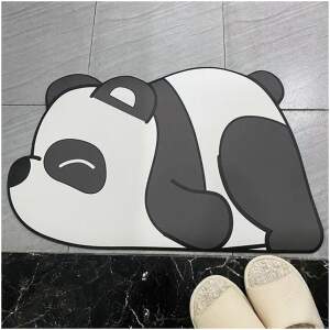 Afbeelding van Sneldrogende Panda Badmat - Badkamermat 40x60cm - Douchemat voor in de Badkamer - voor Kinderen - d821 f06f