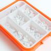 Afbeelding van Handy - Spijkerclips - Kabelclips Assortiment - Kabelklem met Spijker - 125 Stuks in Opbergdoos - da92 a6da