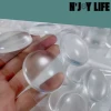 Afbeelding van 6x N'JOY LIFE Zelfklevende Deurstopper 40mm – Grote Transparante Stootdopjes voor Deurbescherming