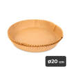 Afbeelding van Bewello Airfryer Bakpapier Rond - 20 cm - Air Fryer Bakpapier XL - Airfryer Wegwerpbakjes - 50 stuks - dc8b