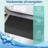 Afbeelding van HSXL - Antislipmat - 70x40CM - Incl. Netspons - Antislip Douchemat / Badmat Zwart met Zuignappen – Mat voor