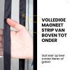 Afbeelding van HSXL - Vliegengordijn voor Deur PRO - Zwart - 91 x 210 cm - Horgordijnen - Luxe Deurhor met Volledige