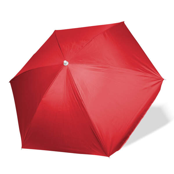 Afbeelding van Strandparasol 155 x Ø135 cm - Parasol Rood - met UV bescherming 40+ - Makkelijk meenemen - debe 79a3 4a27