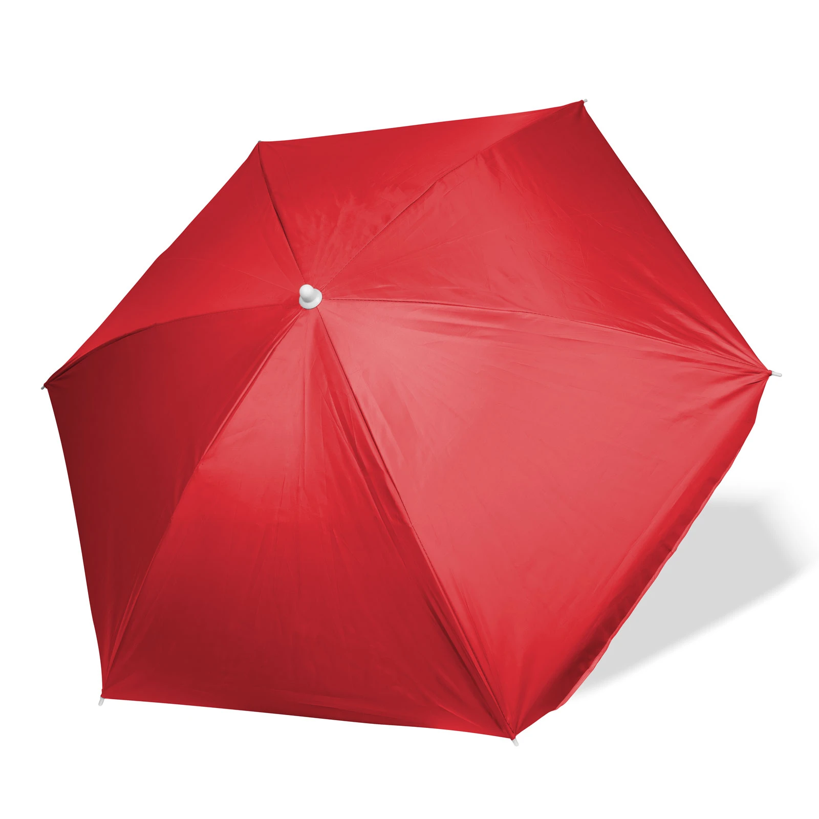 Afbeelding van Strandparasol 155 x Ø135 cm - Parasol Rood - met UV bescherming 40+ - Makkelijk meenemen - debe 79a3 4a27