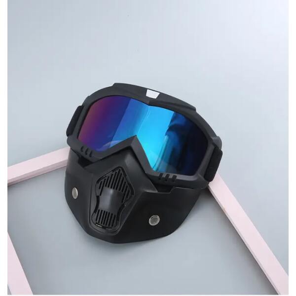 Afbeelding van Motor Masker met Bril - Skibril - Scooter - Snowboardbril - Airsoft Masker - Multifunctioneel Ski Bril -