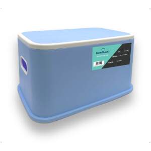 Afbeelding van Opstapje Kind - Max 100kg - Blauw - Antislip Krukje - WC Krukje - Kinder Opstapjes - WC Trainer - WC