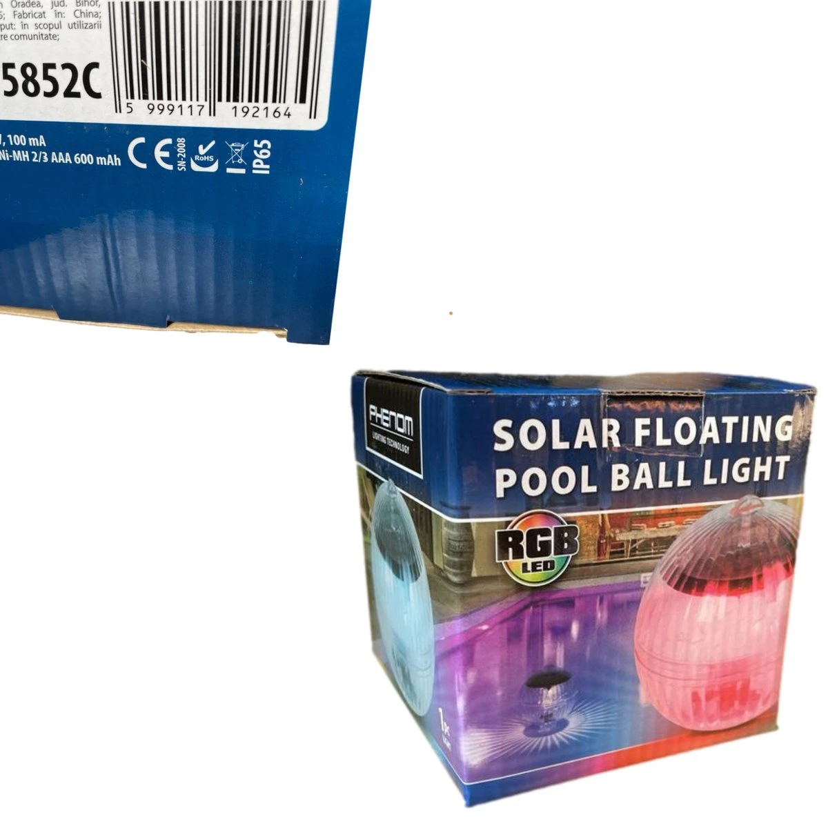 Afbeelding van PHENOM LIGHTING TECHNOLOGY - Zwembadlamp Verlichting op Zonne Energie - Solar Disco Lamp - Onderwater