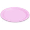 Afbeelding van Kartonnen Bordjes Roze 23cm 12 stuks - Wegwerp borden - Feest/Verjaardag/BBQ borden / Gebak Bordjes -