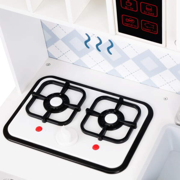 Afbeelding van Grote Houten Keuken Speelgoed - Speelkeuken - Kinderkeuken - Speelkeukentje - 86x30x87 cm - Wit - e315 2485