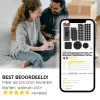 Afbeelding van 120x Premium Viltjes Stoelpoten - Zwart - Zelfklevend Anti Kras Meubelvilt voor Meubels - 120 stuks - Rond en