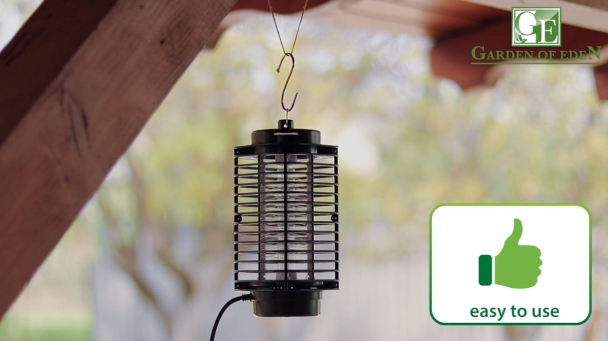 Afbeelding van Garden of Eden - Vliegenlamp Vliegenvanger - Elektrische Muggenlamp - 500V - tot 40m2 - Insectenlamp - e565