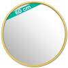 Afbeelding van HSXL - Spiegels - Luxe Ronde Spiegel Goud - 60 cm Groot - Grote Wandspiegel 60cm Rond met Gouden Rand -