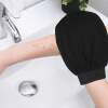 Afbeelding van 3x Sensu Scrub Handschoen - 3 stuks - Zwart - Washand Exfoliating Glove - Kessa Hammam Washandje - BPK - e5ad