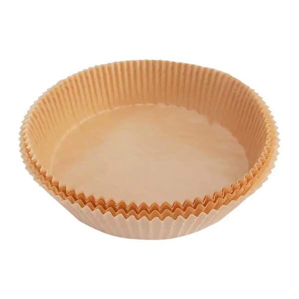 Afbeelding van Bewello Airfryer Bakpapier Rond - 20 cm - Air Fryer Bakpapier XL - Airfryer Wegwerpbakjes - 50 stuks - eb41