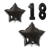 Afbeelding van 18 Jaar Zwart & Goud Verjaardag Decoratie Versiering - 25 delig - Ballonnen - BPK - ed0b f701 40c5 acde