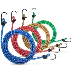 Afbeelding van MNC - Elastische Snelbinders met Haak - 4 Stuks - 60CM - BPK - eef2 a44a 4324 afc5 3c79de87919e