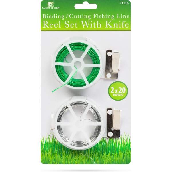 Afbeelding van Garden of Eden - Groen Binddraad Ijzer voor Planten en Bloemen - 2 x Rol - 40 meter - Ijzerdraad