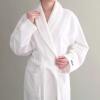 Afbeelding van HSXL - Luxe Badjas van Katoenen Badstof - Heren & Dames - XL - Wit - HOTEL Kwaliteit - 100% Katoen -