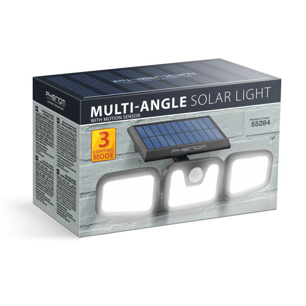 Afbeelding van Phenom - Floodlight Verstraler op Zonne-Energie voor Oprit of Garagepad - Bewegingssensor - IP65 - f3da 8f99
