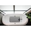 Afbeelding van HSXL - Antislipmat - 70x40CM - Incl. Netspons - Antislip Douchemat / Badmat Grijs *Massage door