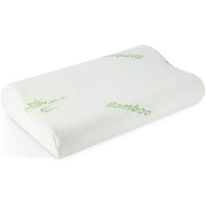 Afbeelding van Bewello® - Ergonomisch Hoofdkussen tegen Nekklachten - Kussen 50x30CM - met Hoes - Ergonomisch Traagschuim