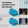 Afbeelding van Aquarium Luchtpomp met Luchtsteen Set - Zuurstof Pomp Netstroom - 6W - 360L/uur (traploos verstelbaar met