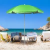 Afbeelding van Strandparasol 155 x Ø135 cm - Parasol Groen - met UV bescherming 40+ - Makkelijk meenemen - f839 956f 47eb