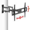 Afbeelding van Delight Hoek TV Beugel - VESA 600x400 mm(max.) - Geschikt voor 40 - 80" inch - Draaibaar en Kantelbaar -