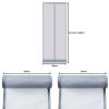 Afbeelding van HSXL - Vliegengordijn voor Deur - Hordeuren - 90x230 cm - Hoge Kwaliteit - 2 Laags Rubberen Lamellenhor -