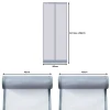Afbeelding van HSXL - Vliegengordijn voor Deur - Hordeuren - 90x230 cm - Hoge Kwaliteit - 2 Laags Rubberen Lamellenhor -