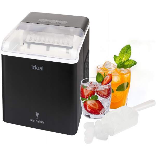 Afbeelding van ELDOM Ideal IJsmachine / Ijsblokjes Machine met Deksel– 12 kg/24 u – 100 W – 1,3 L reservoir