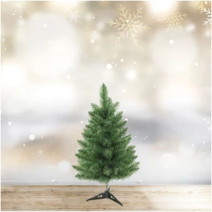 Afbeelding van Kunstkerstboom - 60 cm - PVC - donkergroen 1 Stuks [56486A] - 01 56486A web