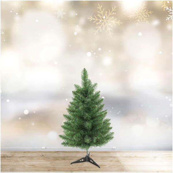 Afbeelding van Kunstkerstboom - 60 cm - PVC - donkergroen 1 Stuks [56486A] - 01 56486A web