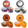 Afbeelding van Halloween decoratie - muffinpapierset - 50 stuks - 4 soorten - 7 x 5 x 3,2 cm 1 Stuks [56579] - 01 56579 web