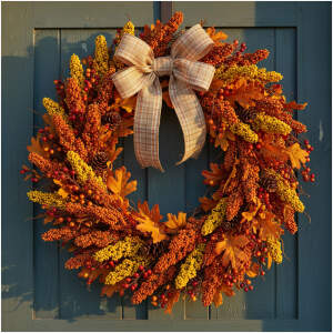 Afbeelding van Herfstdecoratie - giersttak - 2 soorten - 18,6 cm - 6 stuks / verpakking 1 Stuks [59016] - 01 59016 web