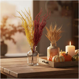 Afbeelding van Herfstdecoratie - 2 soorten - 40 x 10 cm 1 Stuks [59025] - 01 59025 web
