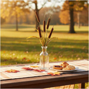 Afbeelding van Herfstdecoratie - biezen - 2 soorten - 40 cm 1 Stuks [59026] - 01 59026 web