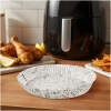 Afbeelding van Bakpapier voor de airfryer - voor olievrij koken - met patroon, rond - 20 cm - 50 stuks / pak 1 Stuks