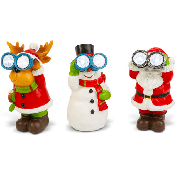 Afbeelding van Zonne-kerstdecoratie – koud wit – 3 soorten – 8 x 7,5 x 14 cm 1 Stuks [59763] - 02 59763 web