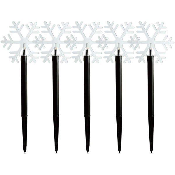 Afbeelding van Kerstlamp – 5 LED – ijskristal – 34,5 cm – warm wit – 3 x AA 1 Stuks [59764] - 02 59764 web