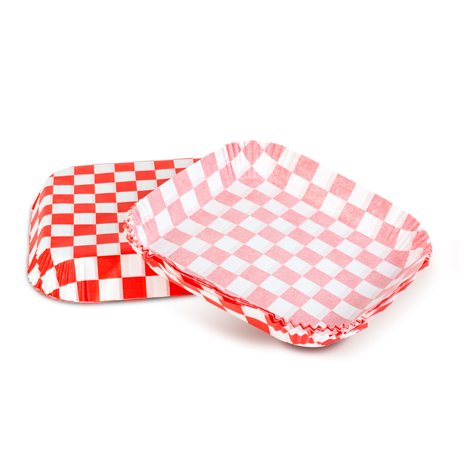 Afbeelding van Bakpapier voor de airfryer - voor olievrij koken - geruit, vierkant - 23 cm - 50 stuks / pak 1 Stuks